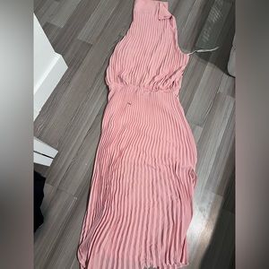 Wilfred free- light pink; size 10 high neck dress